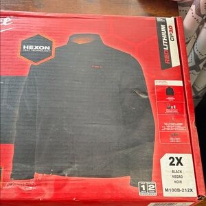 Black Heated Jacket - 2X (RedLithium)